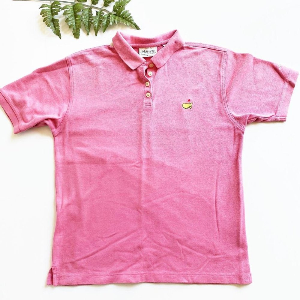 Masters Collection Pink Polo Shirt M